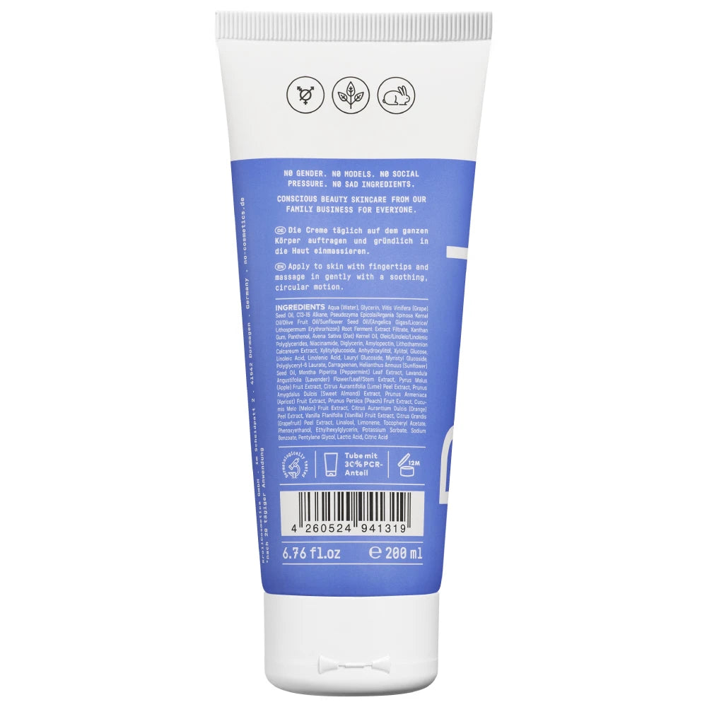 Ø Rain Tøday 120h Hypermoisture Bodylotion | Nø Cosmetics | V Welt