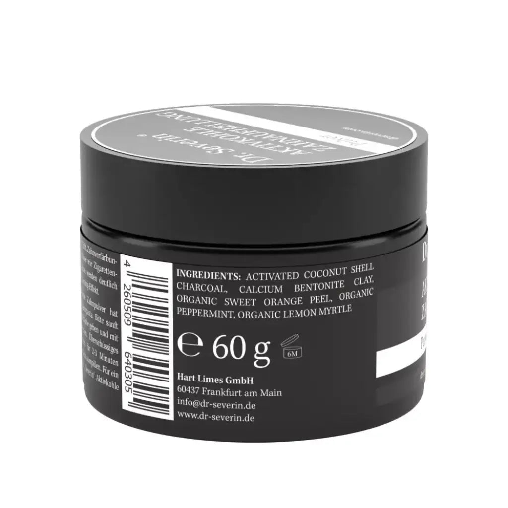 Aktivkohle Zahnaufhellung Kokosnuss-Pulver | 60 gr | Dr. Severin | V Welt