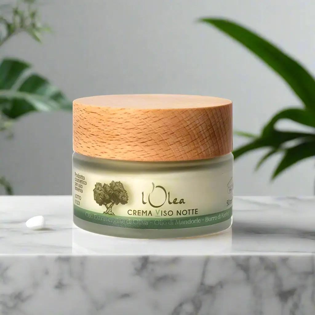 Bio Feuchtigkeitsspendende Nachtcreme | L'Olea | V Welt