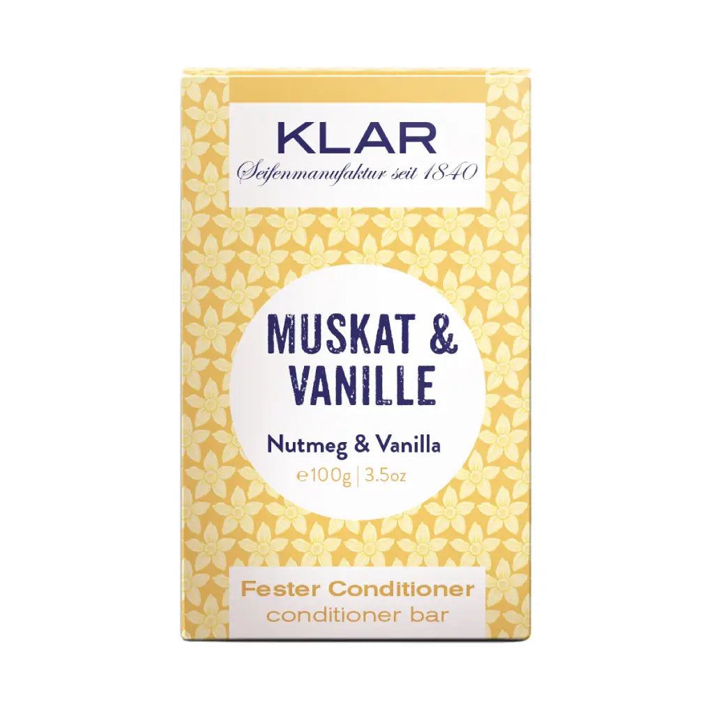 Muskat & Vanille Fester Spülung | 100 gr | Klar Seifen | V Welt