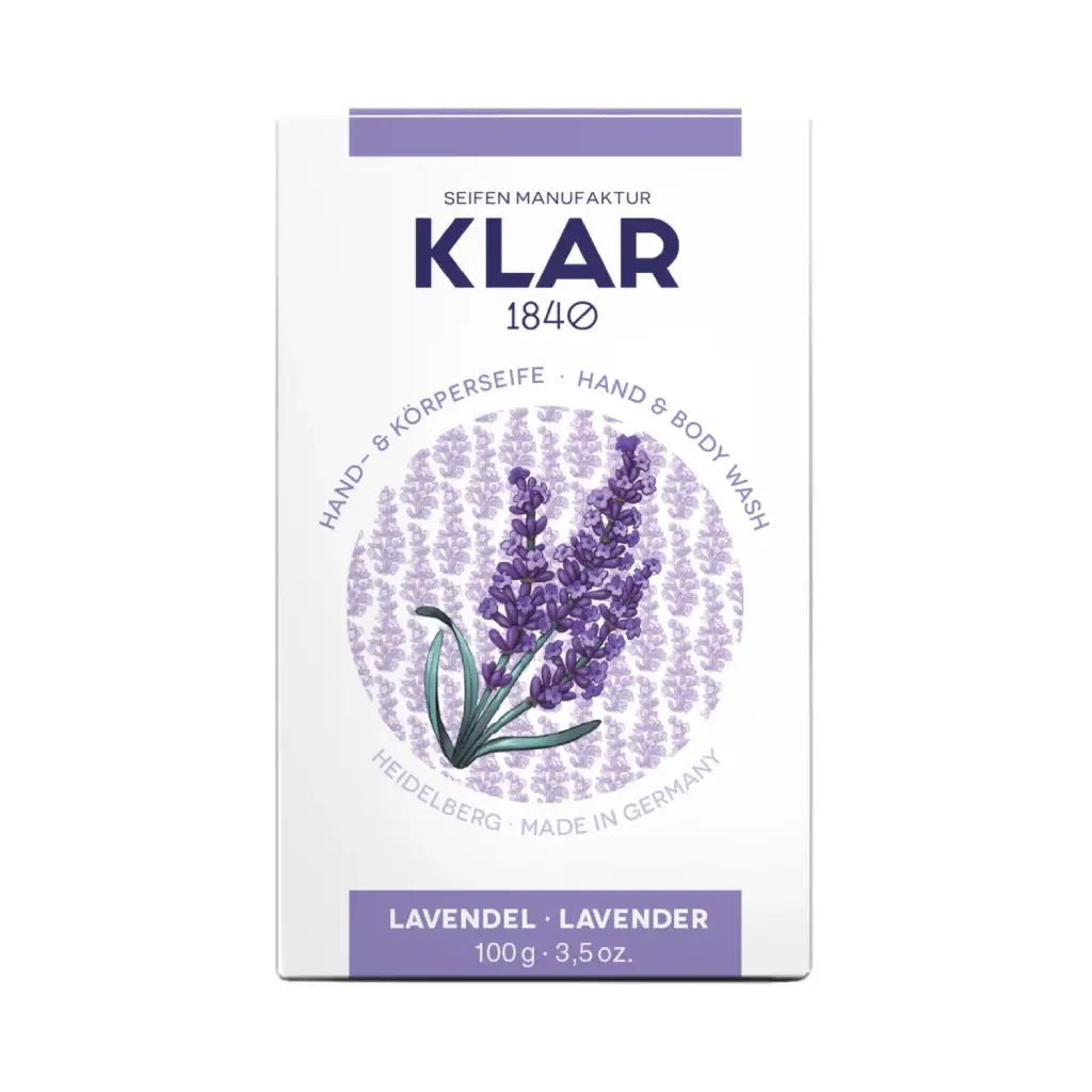 Lavendelseife | 100 gr | Klar Seifen | V Welt