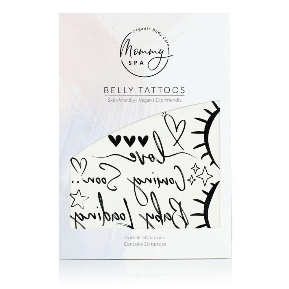 Belly Tattoos | Klebetattoos für den Babybauch | Mommy SPA | V WELT