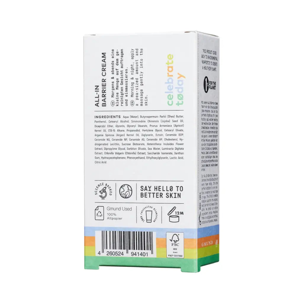 Ø Celebrate Tøday ALL-IN Barrier Cream | Nø Cosmetics | V Welt