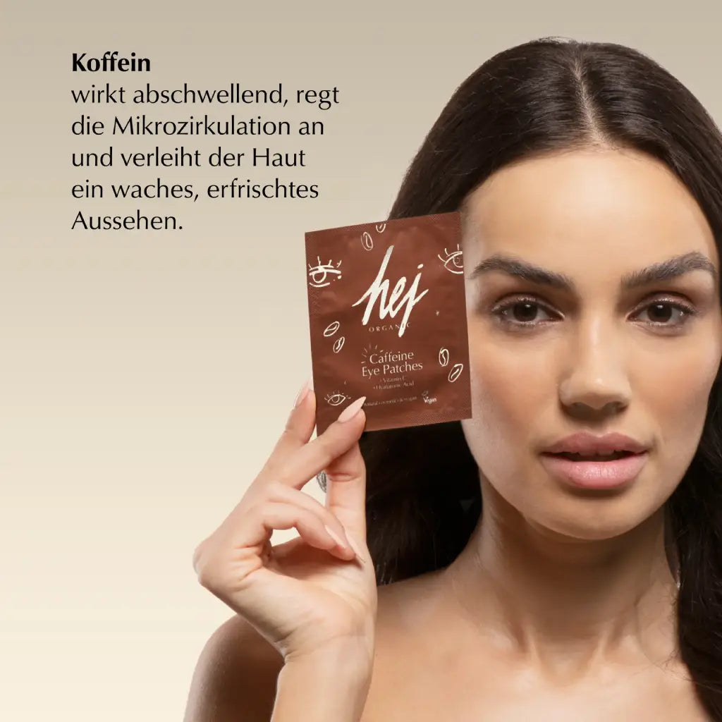 koffein eye patches | hej Organic | V Welt