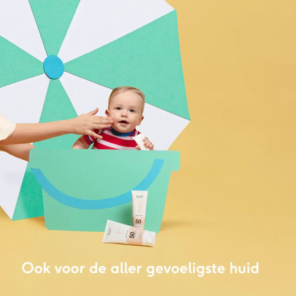 Mineralische Sonnenschutzcreme Babys & Kinder SPF50 | 175 ml | Naïf | V Welt