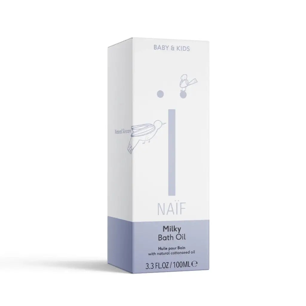 Milchiges Badeöl für Baby & Kinder | Naïf | V Welt