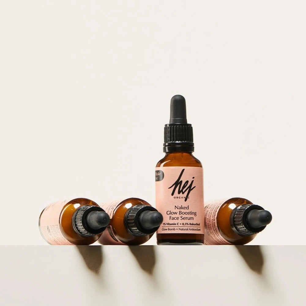 Naked Glow Boosting Face Serum | 30 ml | hej Organic | V Welt