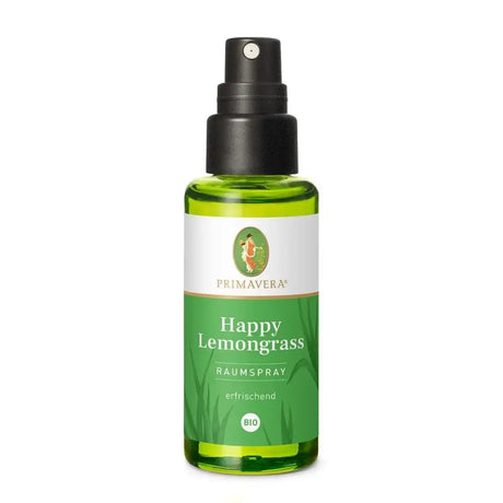 Happy Lemongrass Raumspray bio | Erfrischender Raumduft | 50 ml | Primavera| V Welt
