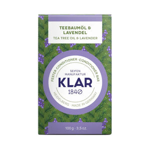 Teebaumöl & Lavendel Fester Spülung | 100 gr | Klar Seifen | V Welt