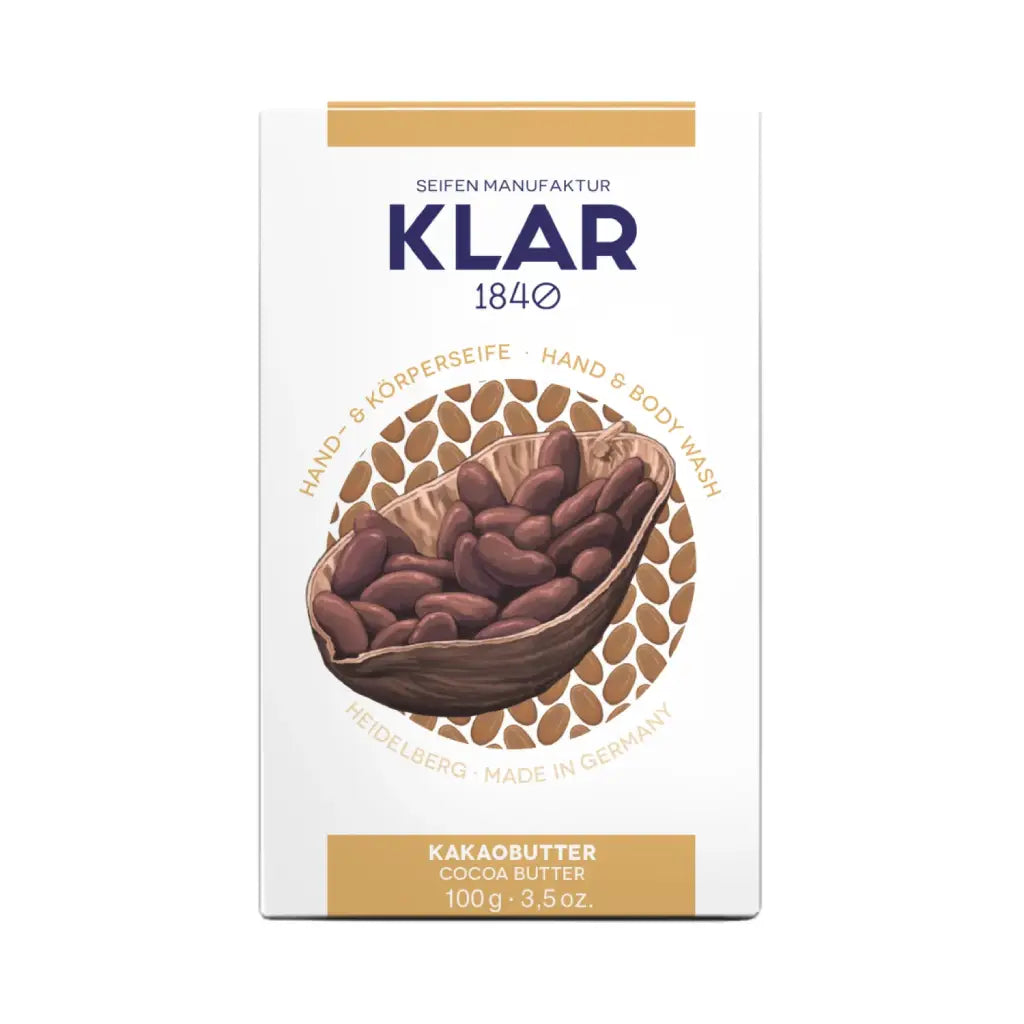 Kakaobutterseife | 100 gr | Klar Seifen | V Welt