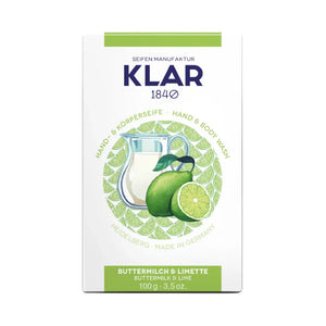Buttermilch & Limetten Seife | 100 gr | Klar Seifen | V Welt