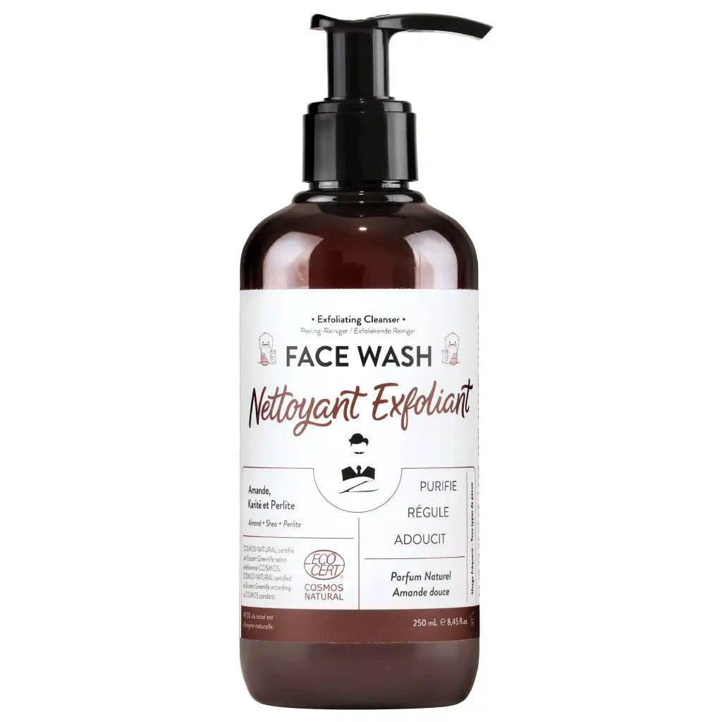 Face Wash | Reinigendes Peelinggel Männer | 250 mL | Monsieur BARBIER | V Welt