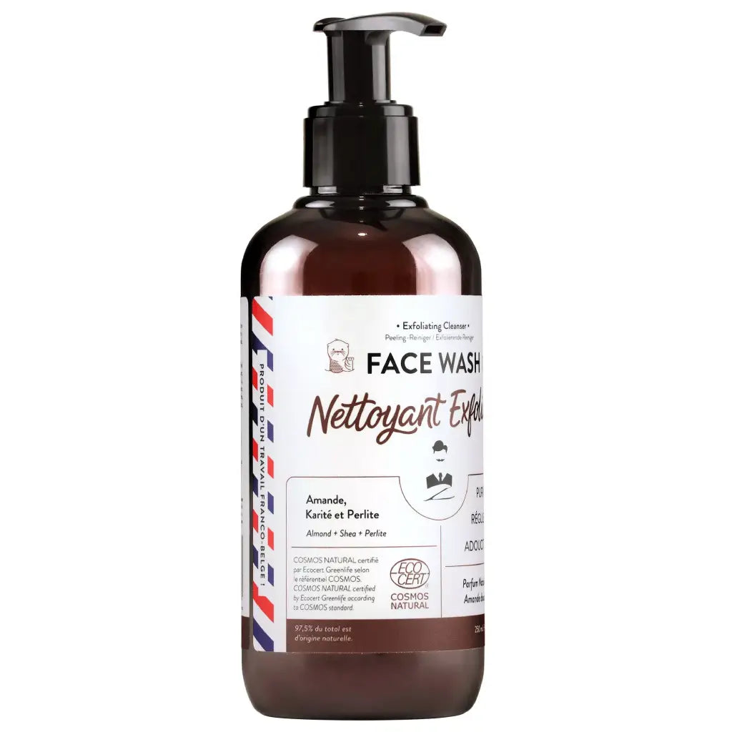 Face Wash | Reinigendes Peelinggel Männer | 250 mL | Monsieur BARBIER | V Welt
