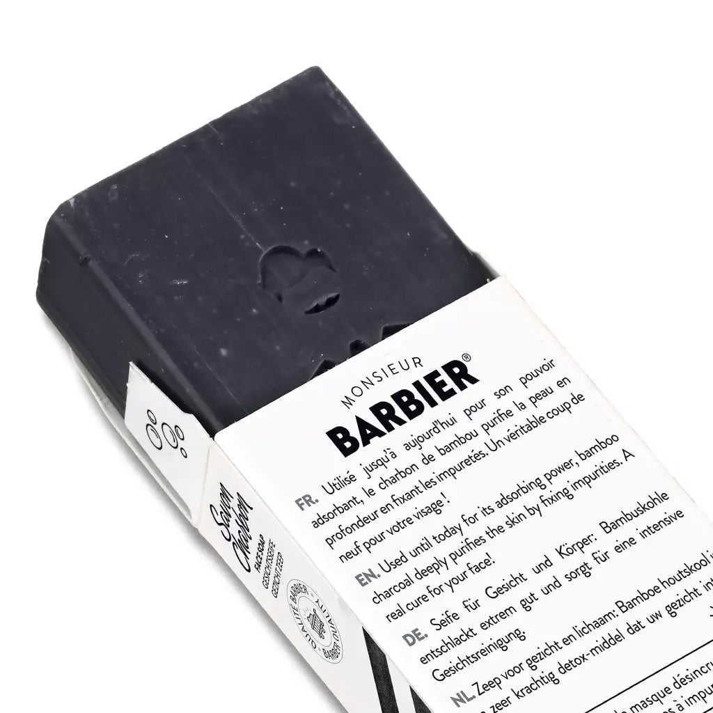 Coal Of Beauty | Rückfettende Gesichts- & Körperseife | 100 g | Monsieur BARBIER |  V Welt