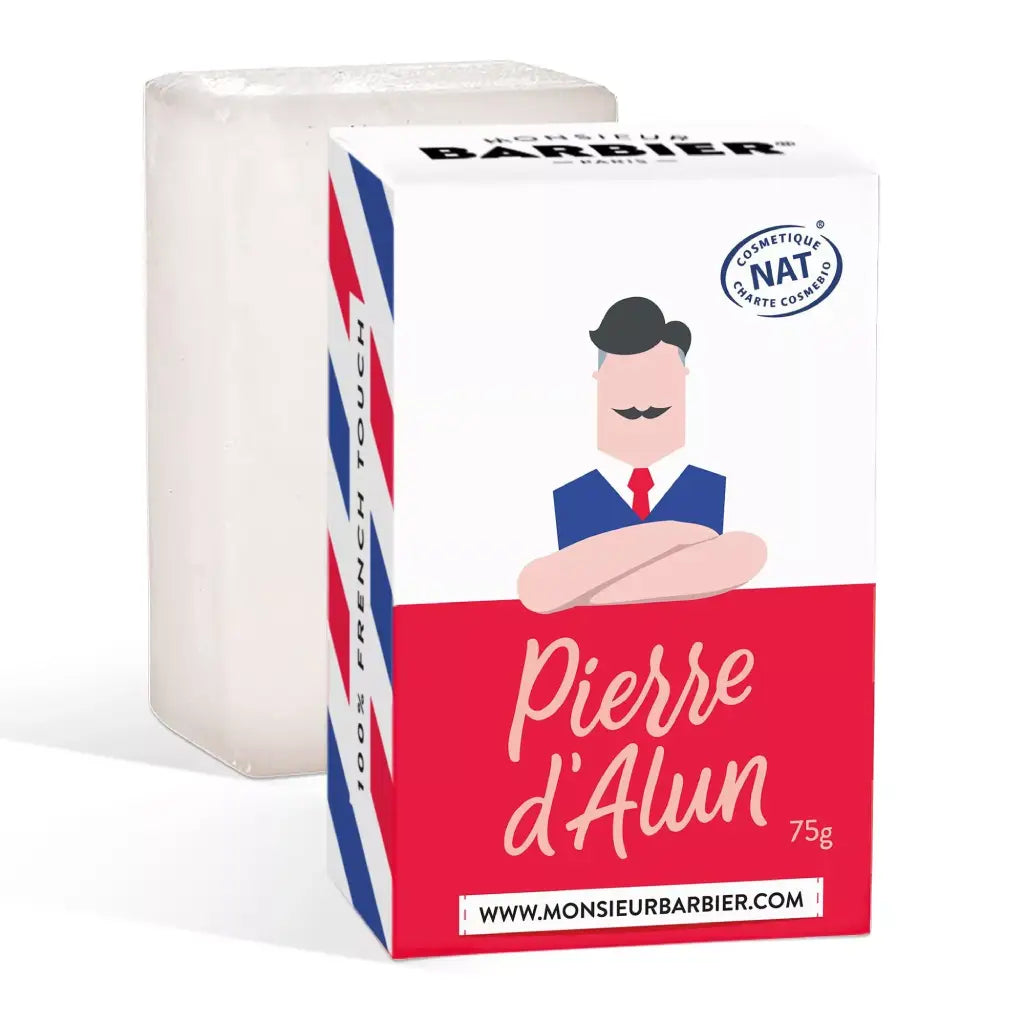 Alaunstein | Rasurstein | Blutstillend | 75 gr | Monsieur BARBIER | V Welt