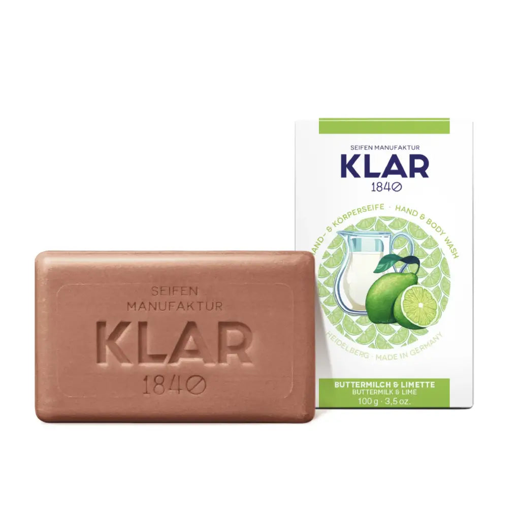 Buttermilch & Limetten Seife | 100 gr | Klar Seifen | V Welt