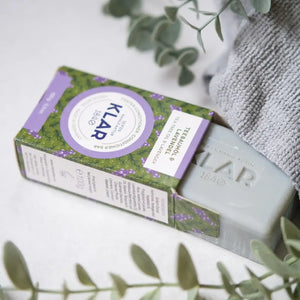 Teebaumöl & Lavendel Fester Spülung | 100 gr | Klar Seifen | V Welt