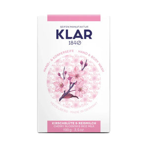 Kirschblüte & Reismilch Seife | 100 gr | Klar Seifen | V Welt