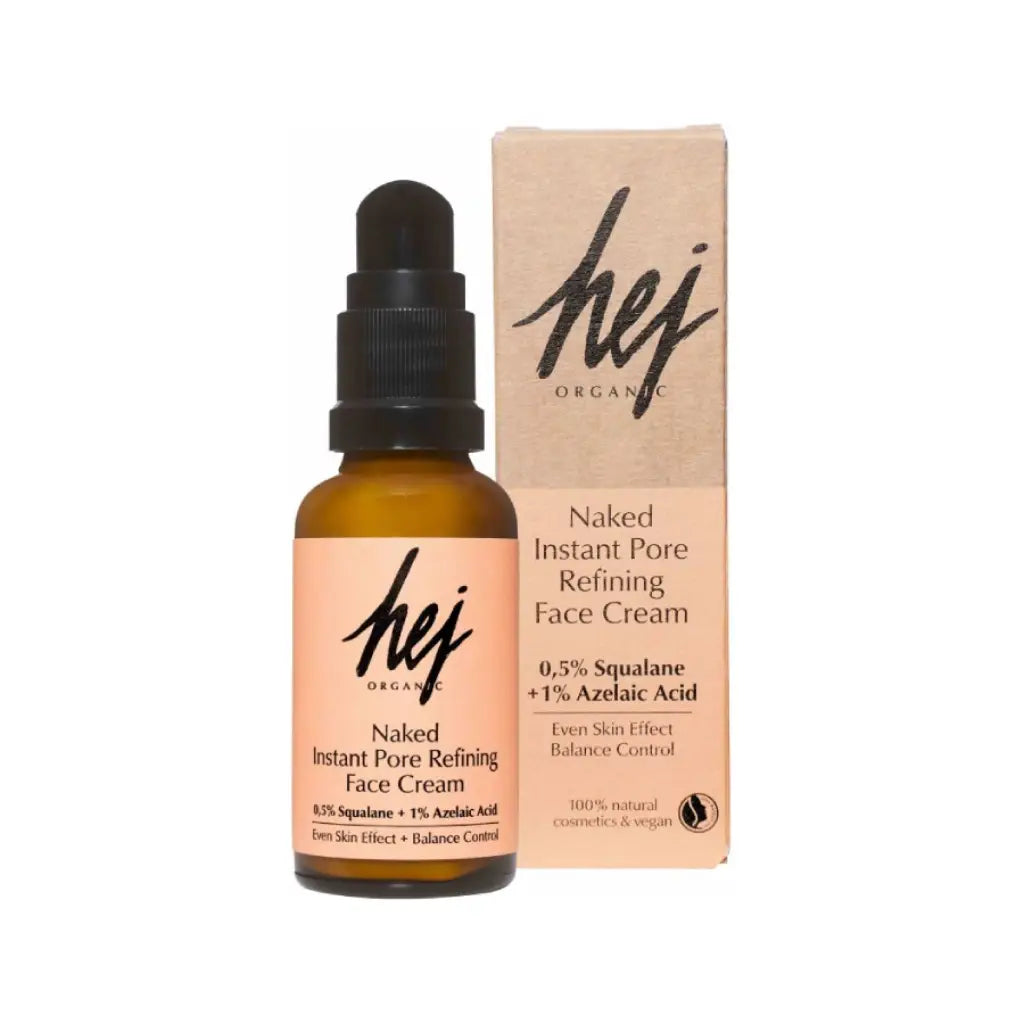 Naked Instant Pore Refining Face Cream | 30 ml | hej Organic | V Welt