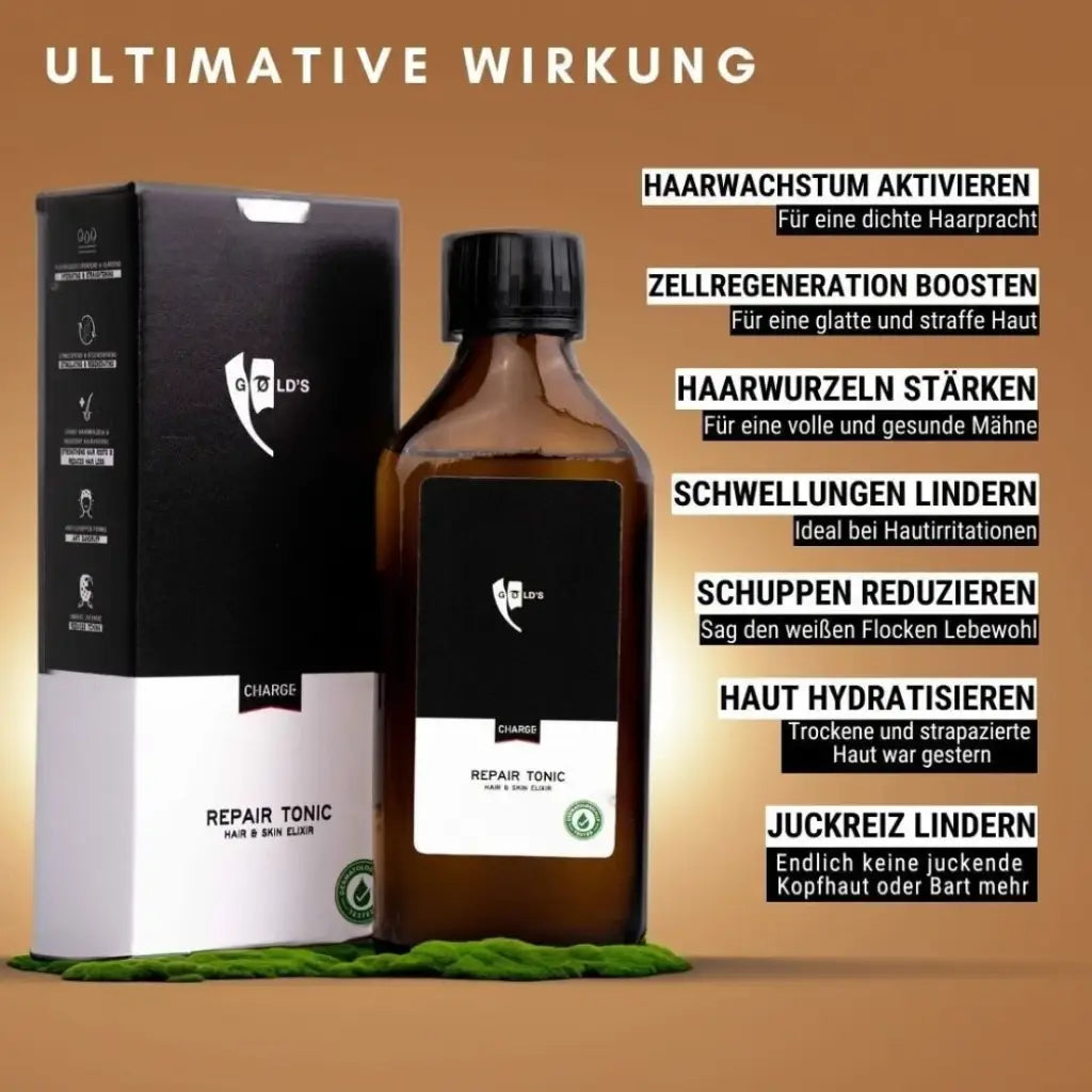 Repair Tonic | Das Elixier für Haut & Haare | 200 ml | GØLD's | V Welt