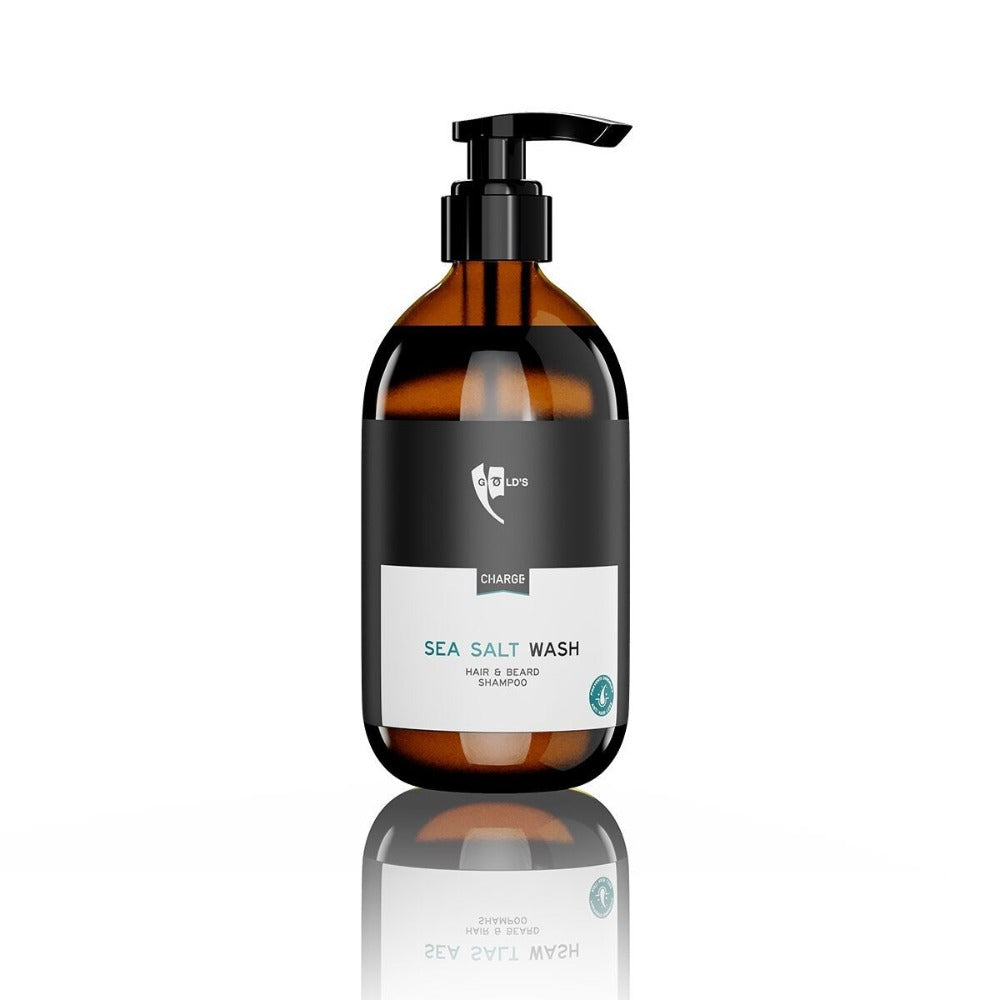 Meersalz Shampoo für Haare & Bart | 250 ml | GØLD's | V Welt
