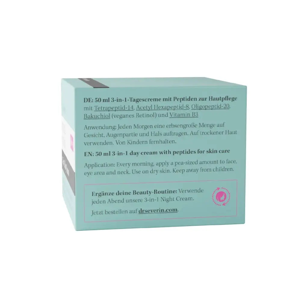 Peptid Vitamin 3 in 1 Tagescreme | 50 ml | Dr. Severin | V Welt
