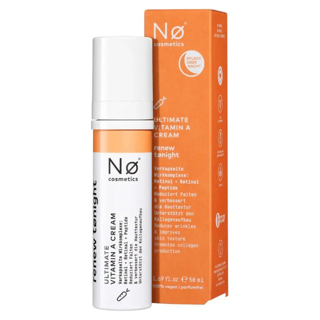Ø Renew Tønight Ultimate Vitamin A Cream | 50 ml | Nø Cosmetics | V Welt
