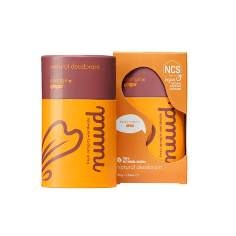 Orange x Ginger Stick | Natürliches Deodorant | 45 g | nuud | V Welt