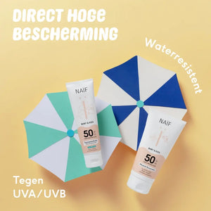 Mineralische Sonnenschutzcreme Babys & Kinder SPF50 | 100 ml | Naïf | V Welt