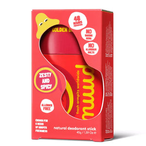 Golden Breeze Stick | Natürliches Deodorant | 45 g | nuud | V Welt