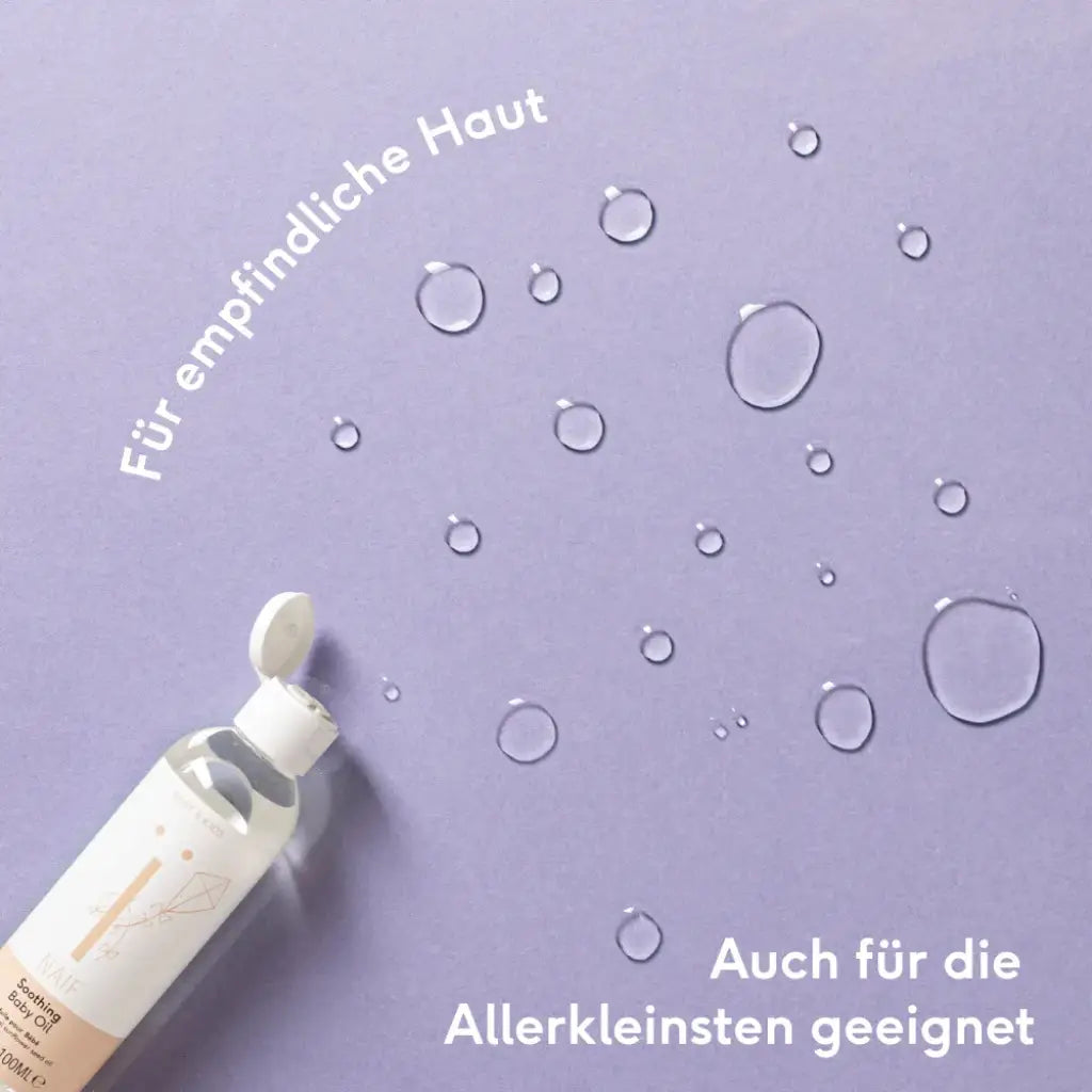 Soothing Baby Oil | Babyöl Ohne Mineralöl | 100ml | Naïf | V Welt