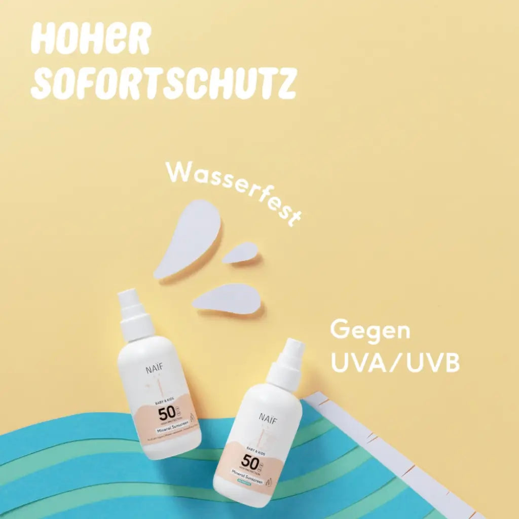 Sonnenschutzspray für Babys & Kinder SPF 50 | 100 ml | Naïf | V Welt