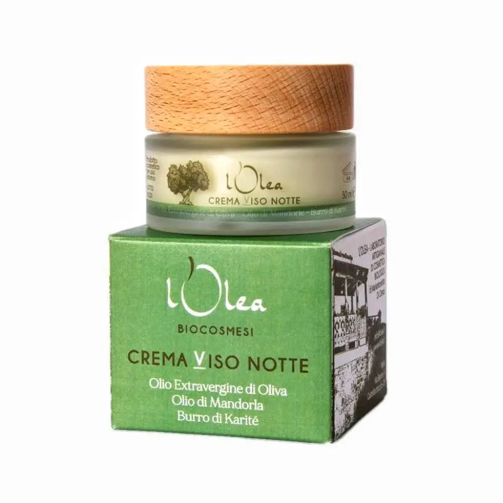 Bio Feuchtigkeitsspendende Nachtcreme | L'Olea | V Welt