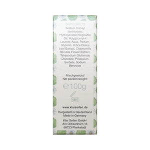 Kamille & Brennnessel Festes Shampoo | 100 gr | Klar Seifen | V Welt