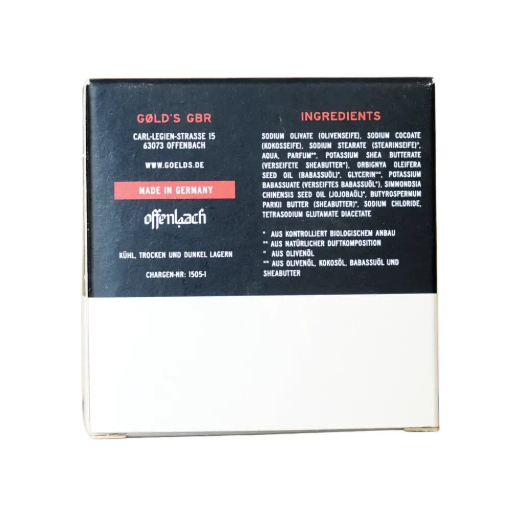 Rasierseife | 60 gr | GØLD's | V Welt