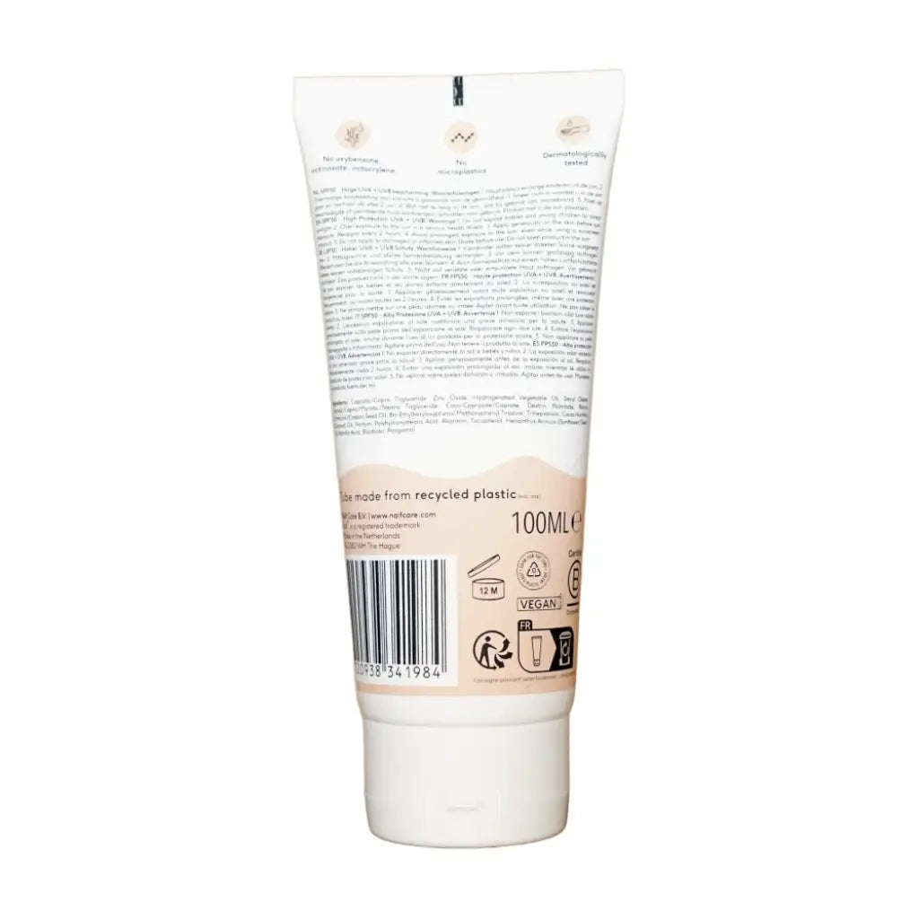 Mineralische Sonnenschutzcreme Babys & Kinder SPF50 | 100 ml | Naïf | V Welt