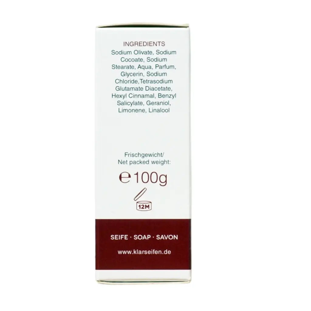 Damenseife | 100 gr | Klar Seifen | V Welt