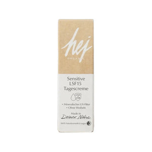 Sensitive LSF15 Tagescreme | 30 ml | hej Organic | V Welt