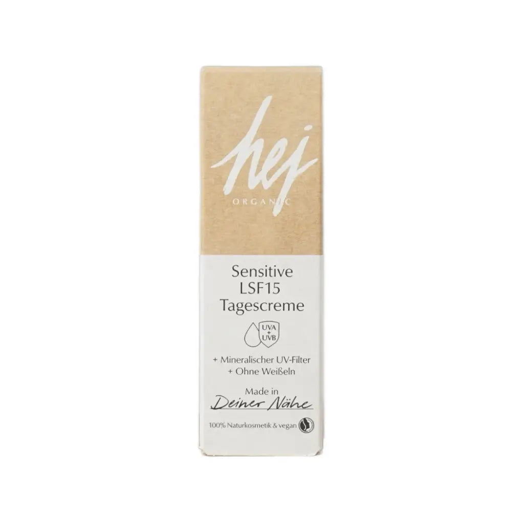 Sensitive LSF15 Tagescreme | 30 ml | hej Organic | V Welt