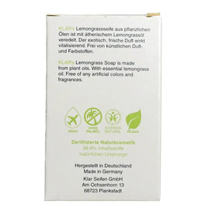Lemongrassseife | 100 gr | Klar Seifen | V Welt
