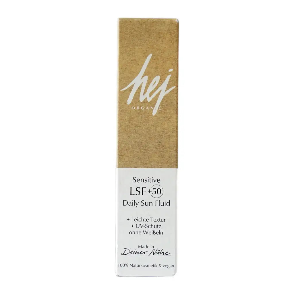 Sensitive Daily Sun Fluid LSF 50+ Tagescreme | 30 ml | hej Organic | V Welt