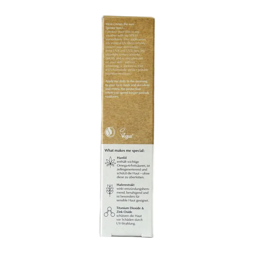 Sensitive Daily Sun Fluid LSF 50+ Tagescreme | 30 ml | hej Organic | V Welt