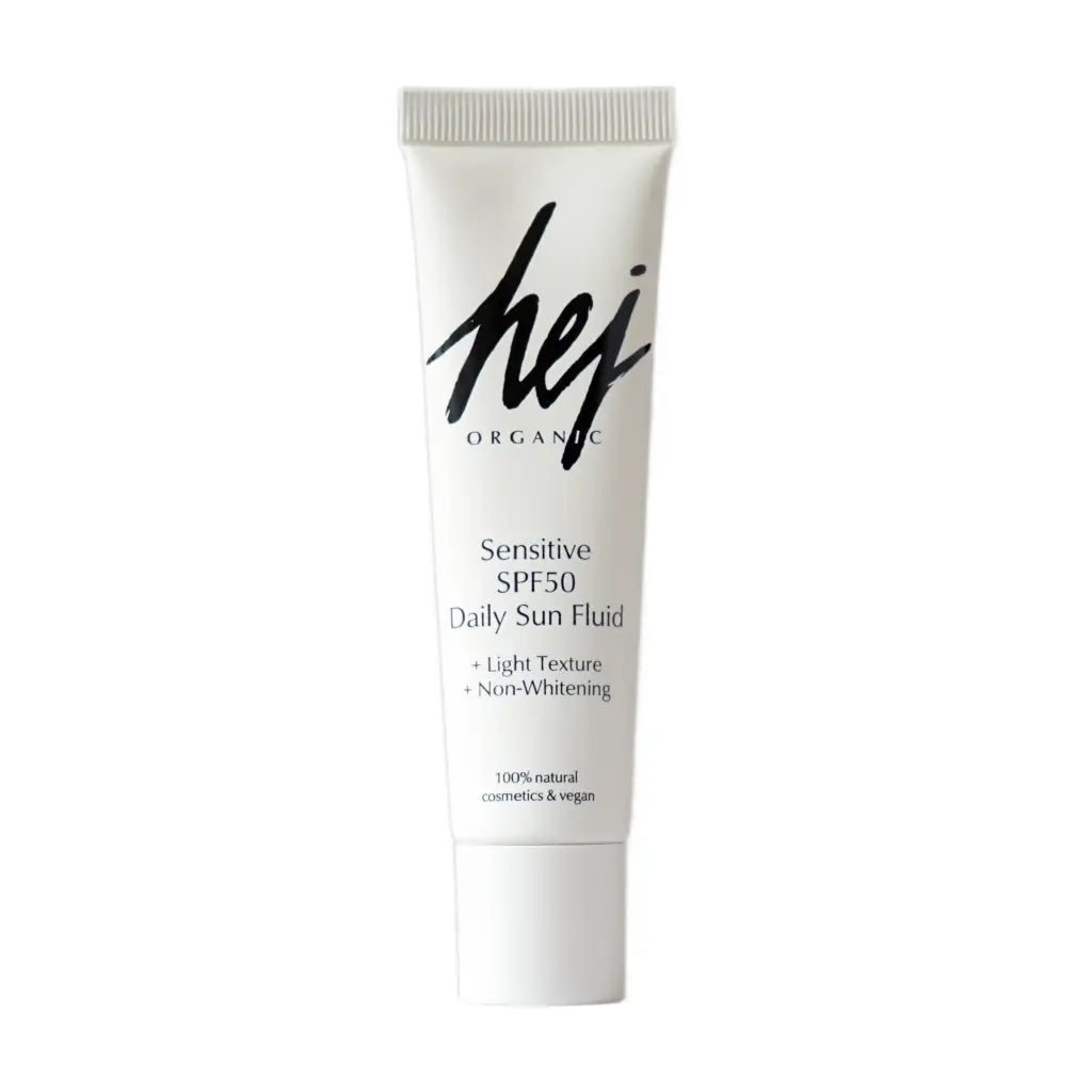 Sensitive Daily Sun Fluid LSF 50+ Tagescreme | 30 ml | hej Organic | V Welt