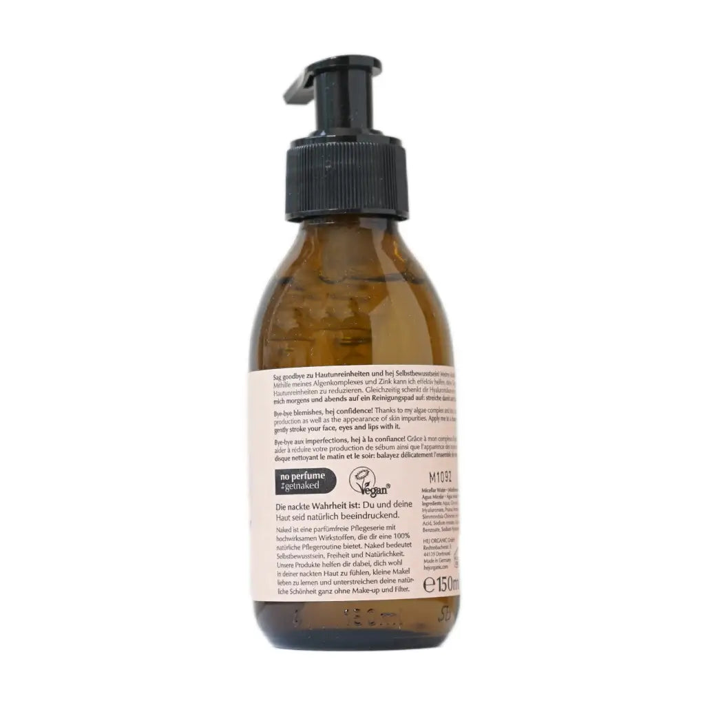 Naked Remove It All Micellar Cleansing Water | 150 ml | hej Organic | V Welt