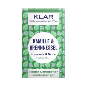 Kamille & Brennnessel Fester Spülung | 100 gr | Klar Seifen | V Welt