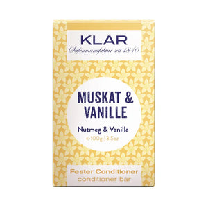 Muskat & Vanille Fester Spülung | 100 gr | Klar Seifen | V Welt