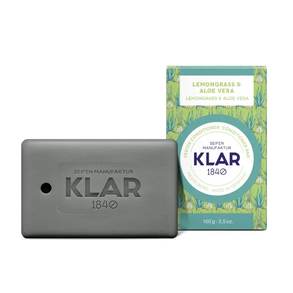 Zitronengras & Aloe Vera Fester Spülung | 100 gr | Klar Seifen | V Welt