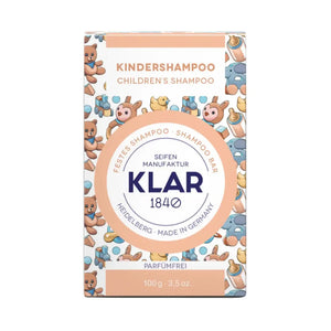 Kindershampoo | Parfümfrei | 100 gr | Klar Seifen | V Welt