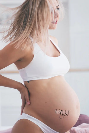 Coloured Belly Tattoos | Klebetattoos für den Babybauch | Mommy SPA | V WELT