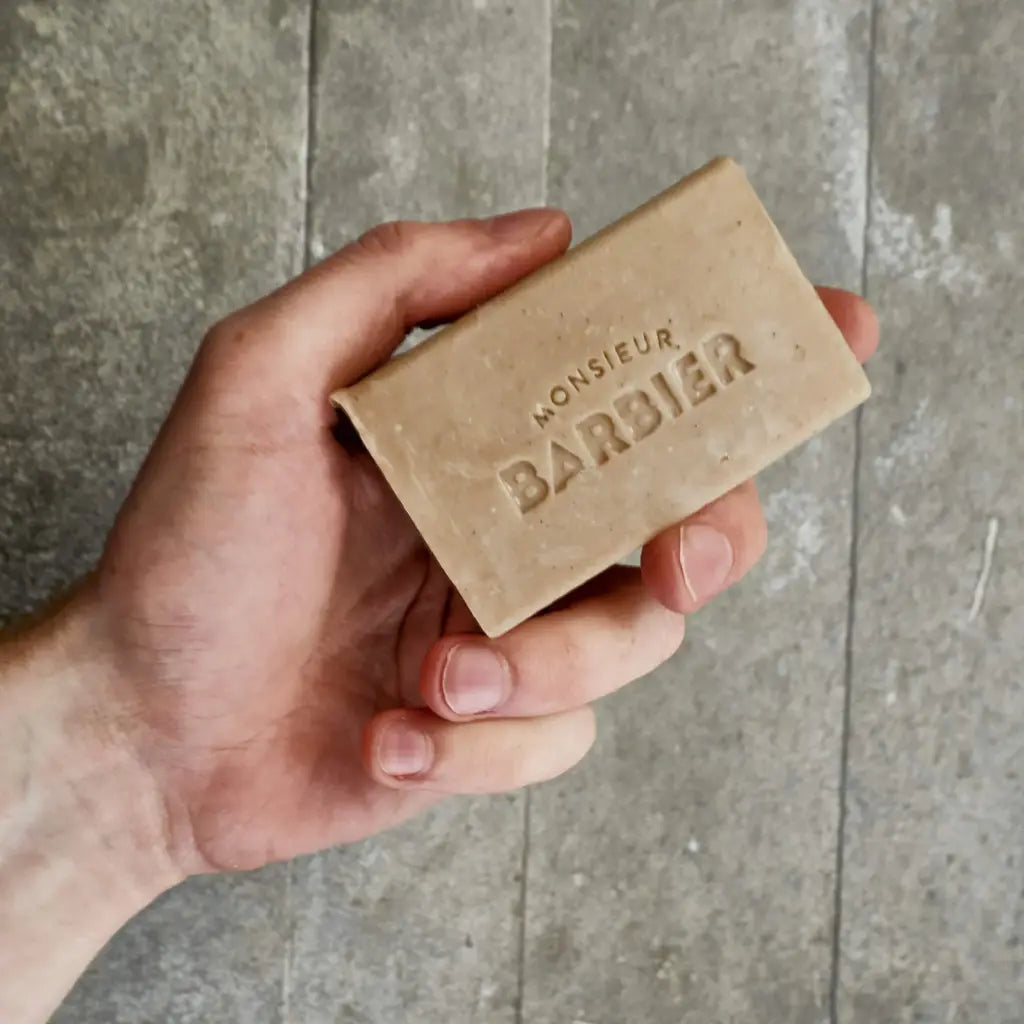 Rhassoul Kitchen | Gesichts- & Körperseife | 100g | Monsieur BARBIER | V Welt
